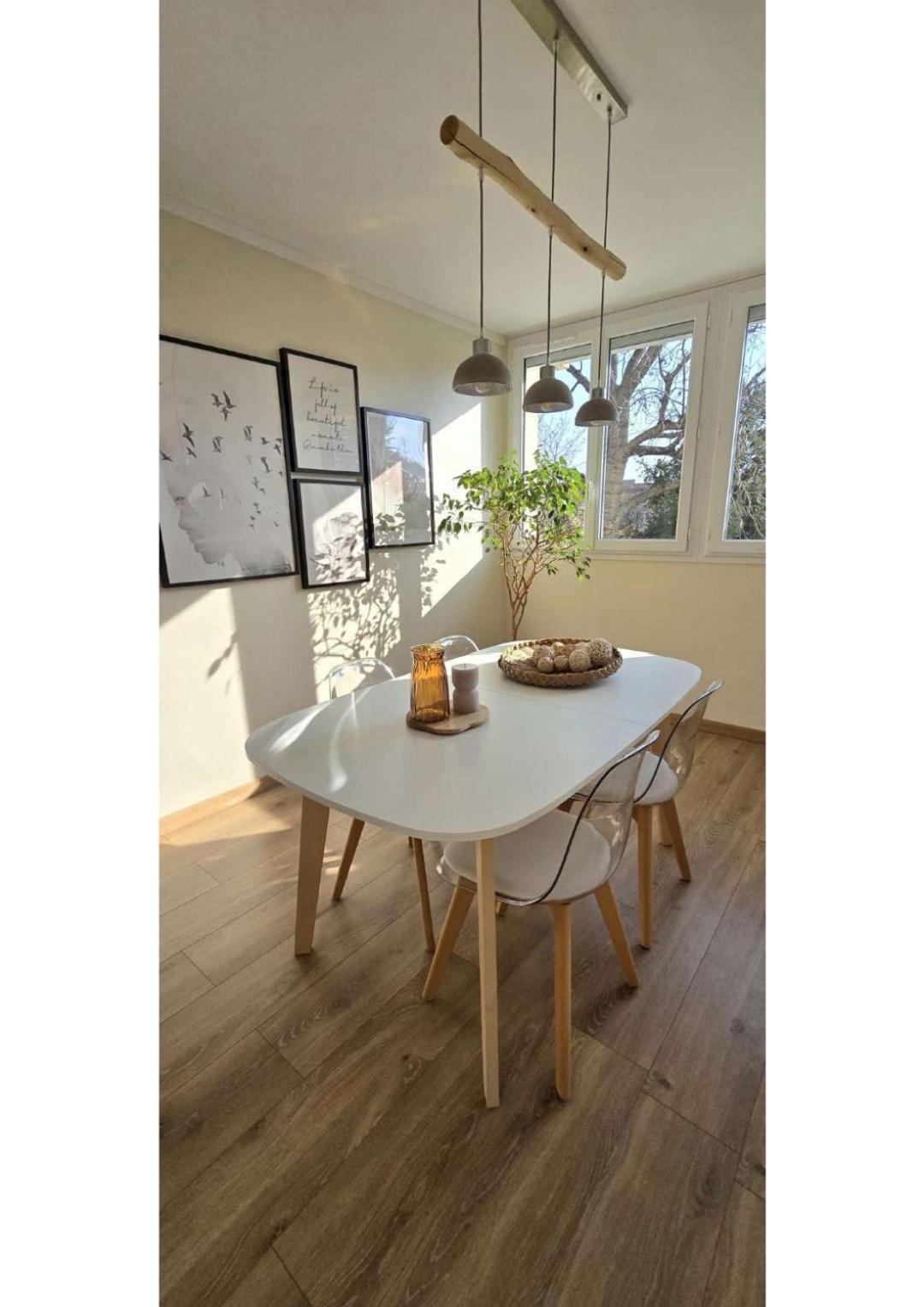 Ferienwohnung Superbe T3 Cosy, Parking Gratuit + Balcon Riom Exterior foto